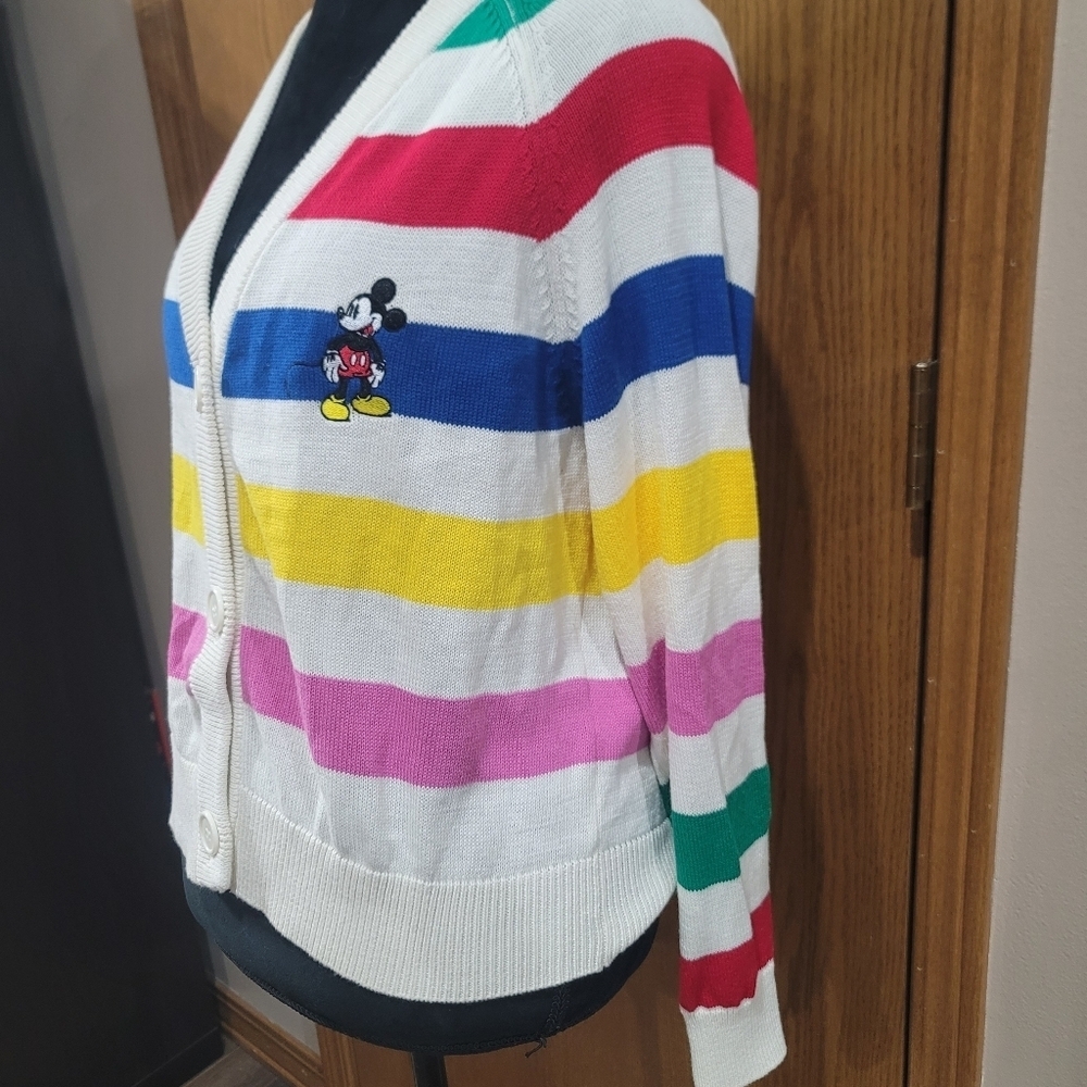 Disney Multicolor Striped Women's Cardigan - Picture 5 of 8